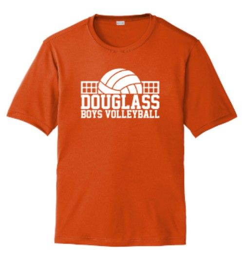 Adult Douglass Boys Volleyball with Net Sport-Tek® PosiCharge® Competitor™ Short or Long Sleeve Tee (FDBV)