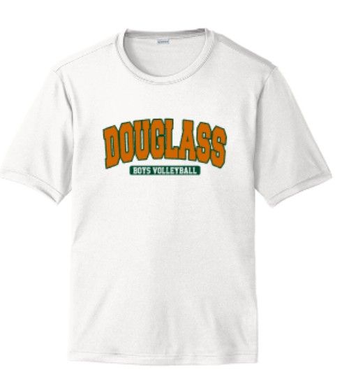 Adult Douglass Arced Boys Volleyball Sport-Tek® PosiCharge® Competitor™ Short or Long Sleeve Tee (FDBV)