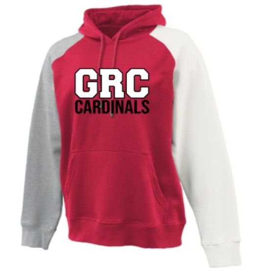 Adult GRC Cardinals Colorblock Hoodie 