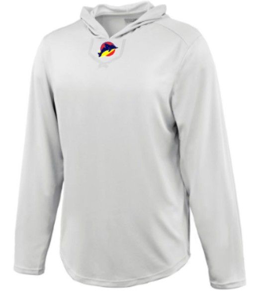 Youth Or Adult Dolphin Logo Performance Mesh Hoodie (LEXD)