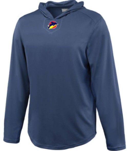 Youth Or Adult Dolphin Logo Performance Mesh Hoodie (LEXD)