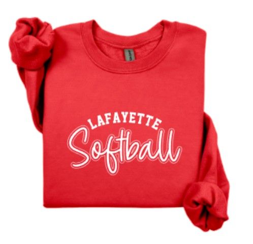 Adult Arced LAFAYETTE Softball Gildan Sweatshirt (LGS)