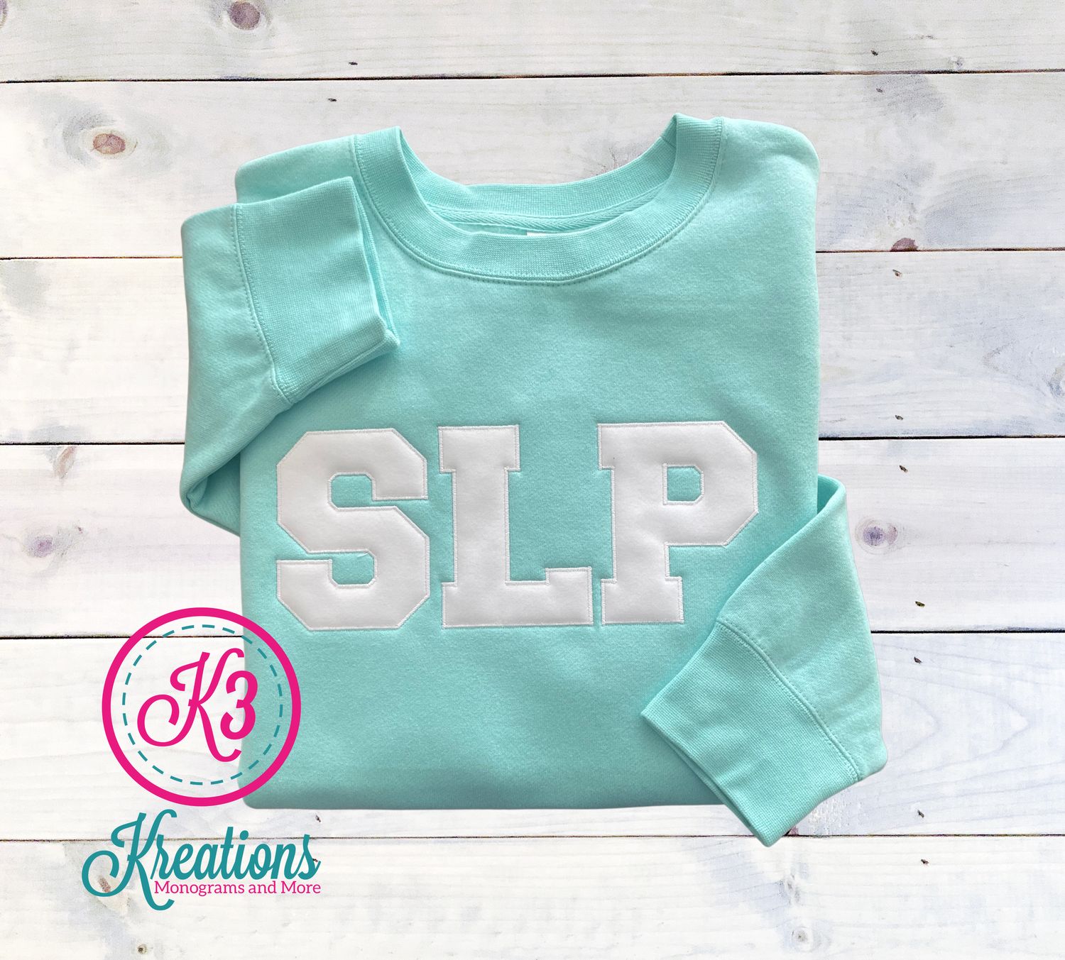 Adult SLP Applique Midweight Crewneck Sweatshirt