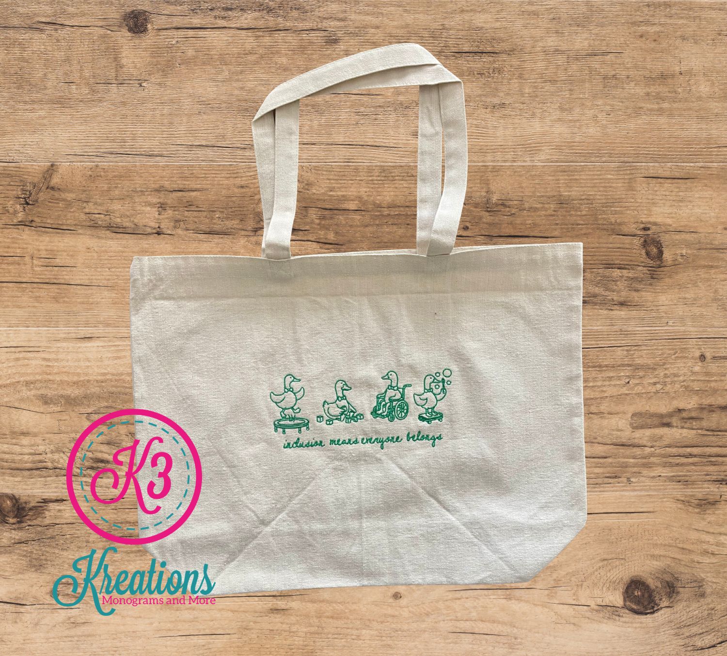 Inclusion Means Everyone Jumbo Tote