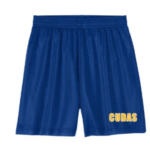 Cudas Sport-Tek® Youth PosiCharge® Mesh 5” Shorts (SDD)