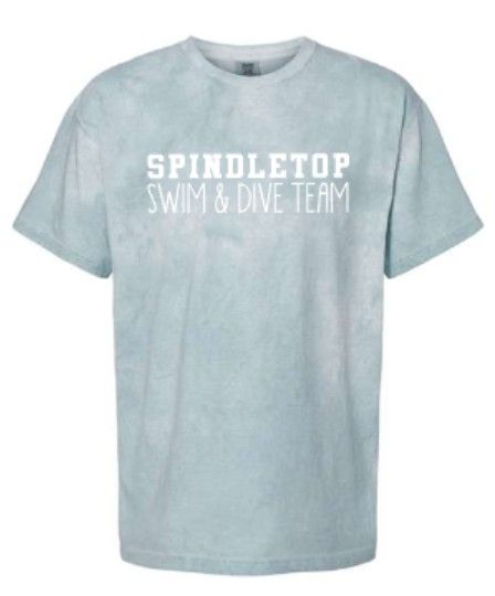 Spindletop Swim &amp; Dive Team Adult Comfort Colors Color Blast Heavyweight T-Shirt (SDD)