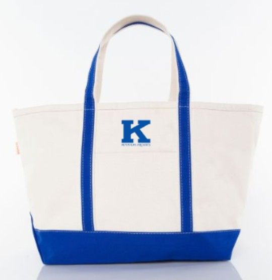 Large Classic Tote Bag with Embroidered Logo (KA)