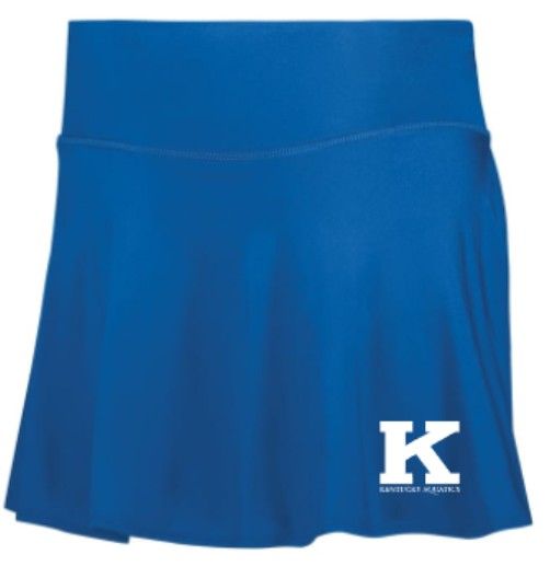 Girls OR Ladies K Kentucky Aquatics Skort (KA)