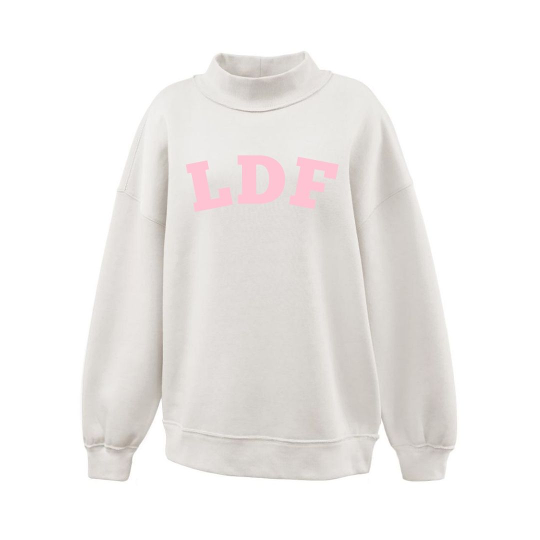 LDF Applique Cream Mockneck (LDF)