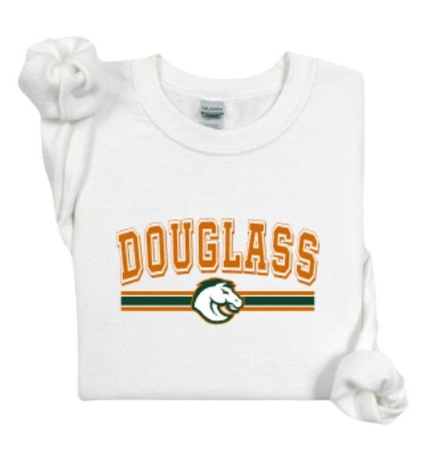 Adult Douglass Arced Gildan Sweatshirt (FDG)