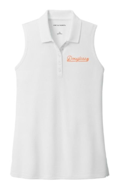 Ladies Douglass Golf Club Port Authority® Dry Zone® UV Micro-Mesh Sleeveless Polo (FDG)