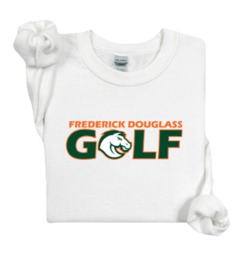 Adult Frederick Douglass Golf with Bronco Gildan Sweatshirt (FDG)