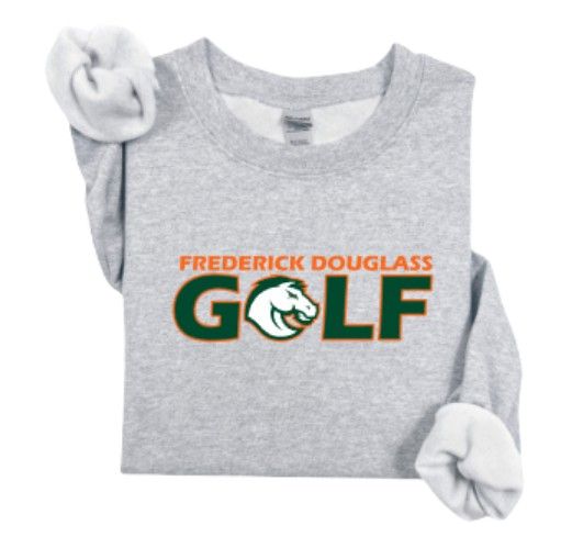 Adult Frederick Douglass Golf with Bronco Gildan Sweatshirt (FDG)