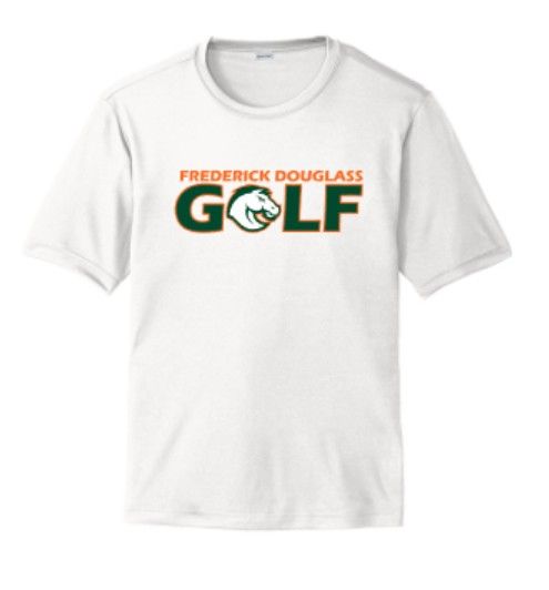 Ladies or Mens Frederick Douglass Golf with Bronco Sport-Tek® PosiCharge® Competitor™ Tee (FDG)