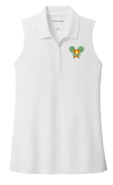 Ladies Port Authority® Dry Zone® UV Micro-Mesh Sleeveless Polo with Choice of Logo (FDT)