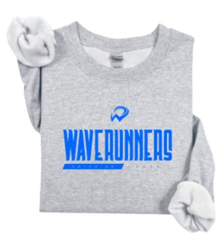 Youth Waverunners Swimming 2026 Gildan Heavy Blend Crewneck Sweatshirt (WWR)