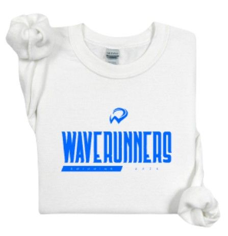 Youth Waverunners Swimming 2026 Gildan Heavy Blend Crewneck Sweatshirt (WWR)