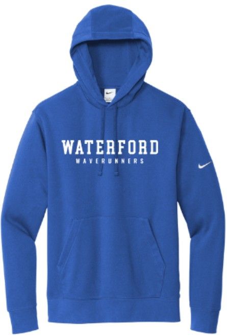 Adult Waterford Waverunners Nike Club Fleece Sleeve Swoosh Hoodie (WWR)