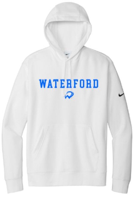 Adult Waterford W Nike Club Fleece Sleeve Swoosh Hoodie (WWR)