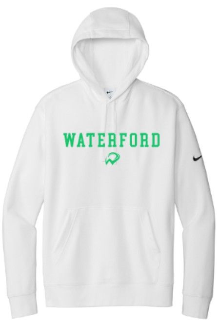 Adult Waterford W Nike Club Fleece Sleeve Swoosh Hoodie (WWR)