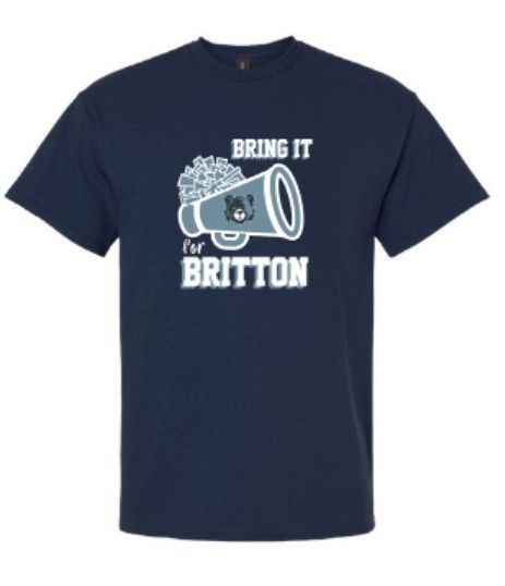 Youth or Adult Bring It For Britton Gildan Short or Long Sleeve T-Shirt (MEBC)