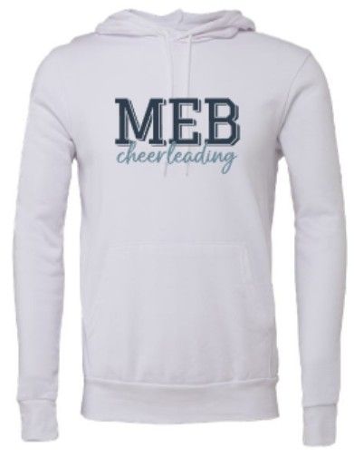 Adult MEB Cheerleading Bella + Canvas Sponge Fleece Hooded Sweatshirt (MEBC)