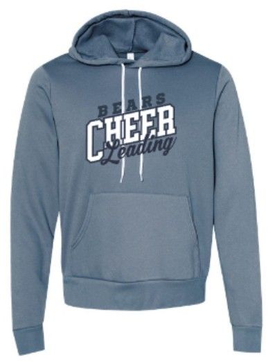 Adult Bears Cheerleading Bella + Canvas Sponge Fleece Hooded Sweatshirt (MEBC)