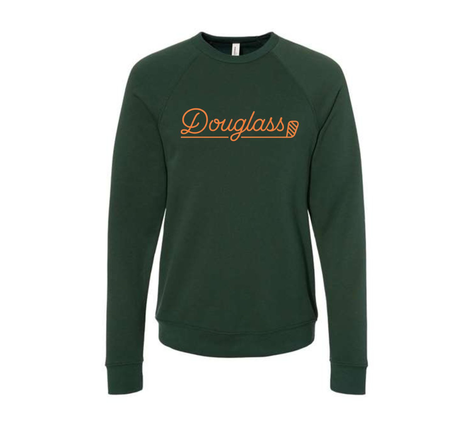 Adult Douglass Golf Club Bella + Canvas Sponge Fleece Raglan Crewneck Sweatshirt (FDG)