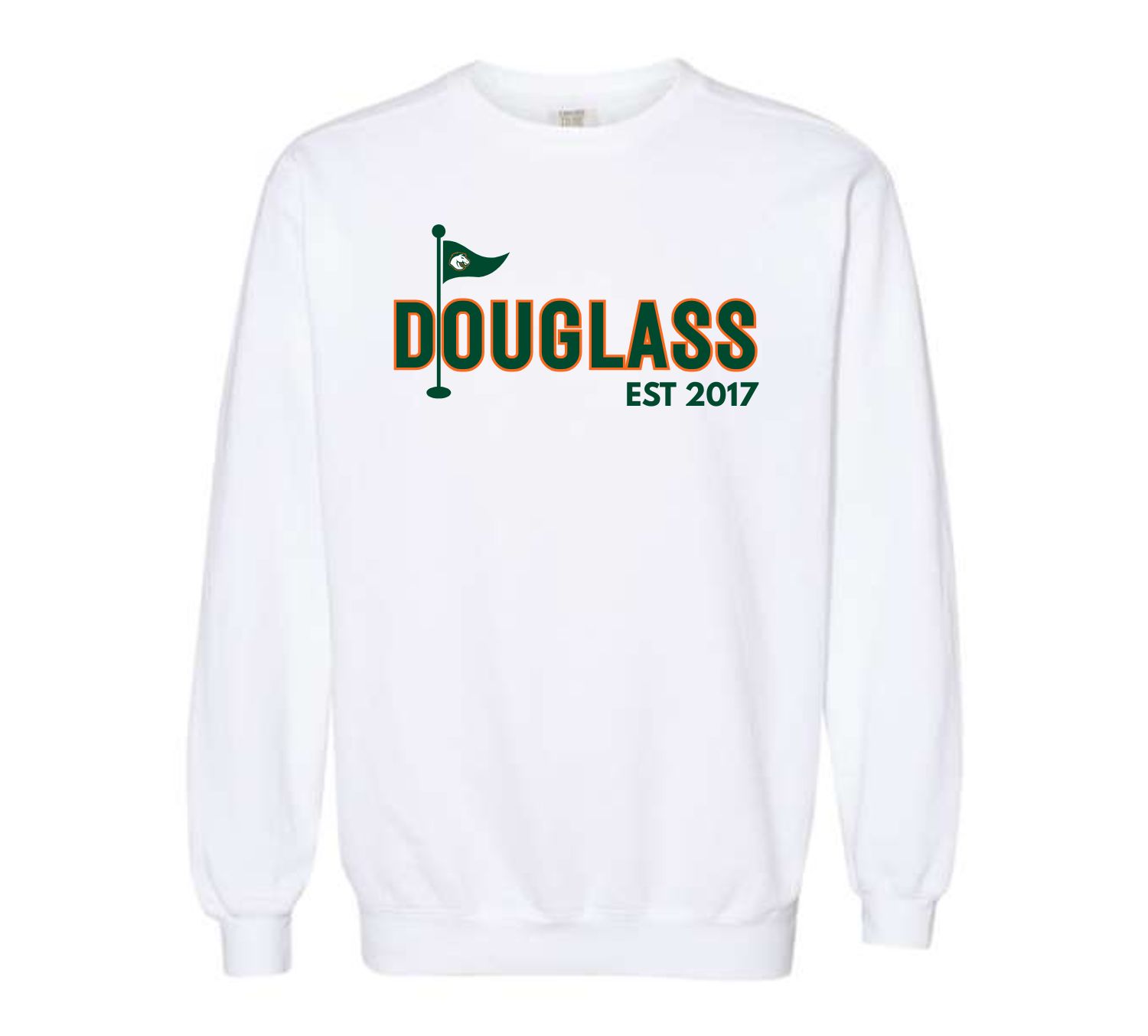 Adult Douglass Est 2017 Comfort Colors Garment-Dyed Sweatshirt (FDG)