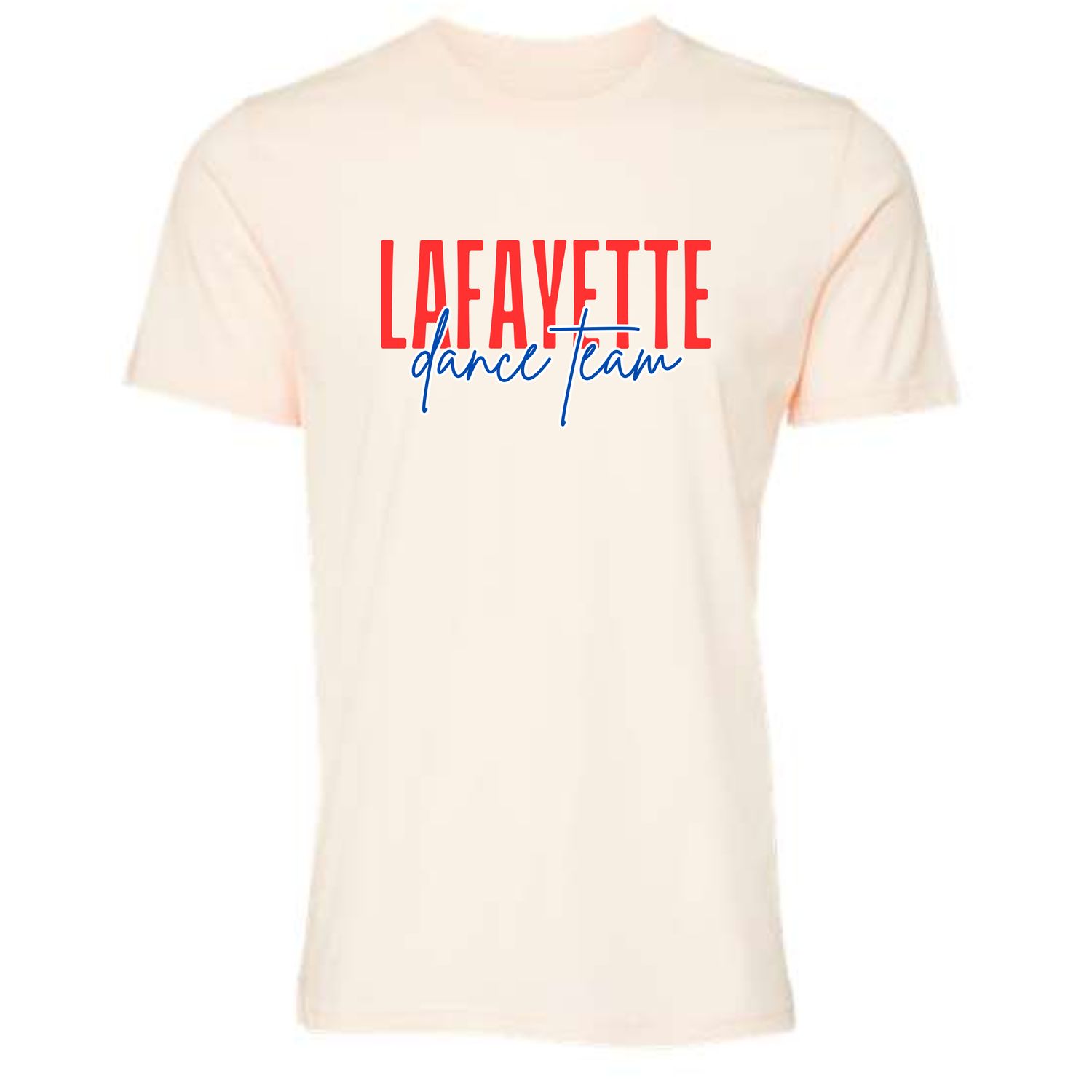 Adult LAFAYETTE dance team Bella + Canvas Natural Triblend Short Sleeve Tee (LDT)