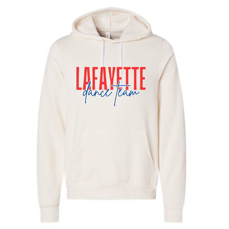 Adult LAFAYETTE dance team Bella + Canvas Natural Sponge Fleece Hoodie (LDT)