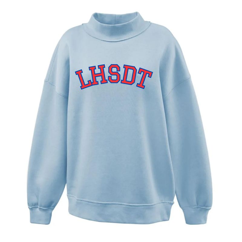 LHSDT Applique Mockneck