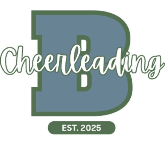 B Cheerleading Heavy Blend™ Navy Hooded Sweatshirt