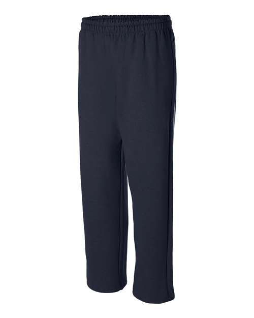 Navy Heavy Blend™ Open-Bottom Sweatpants