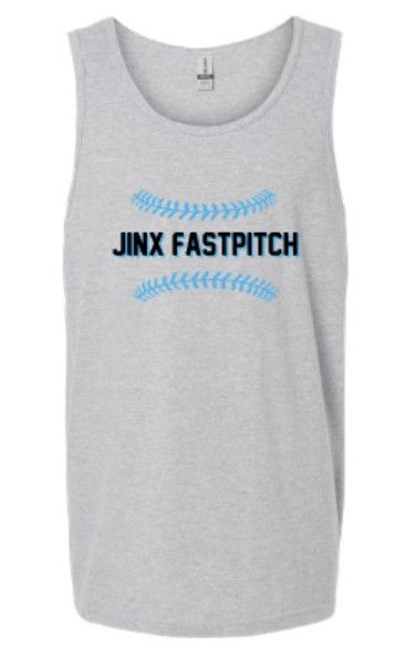 Unisex or Ladies Jinx Fastpitch Stitches Gildan Softstyle Tank (JFP)
