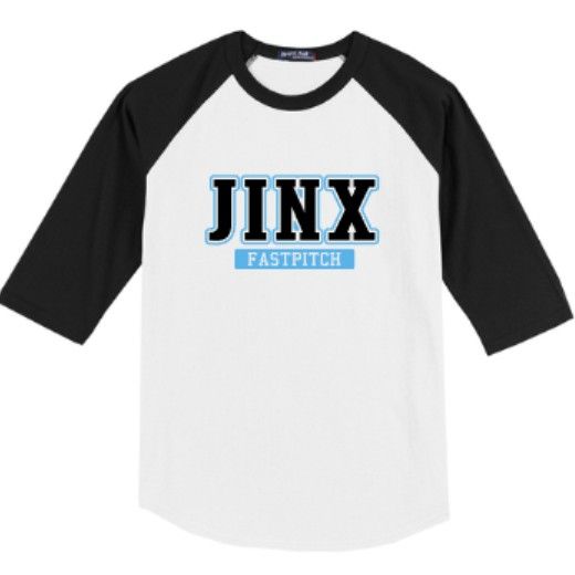 Adult Jinx Fastpitch Sport-Tek Colorblock Raglan Tee (JFP)
