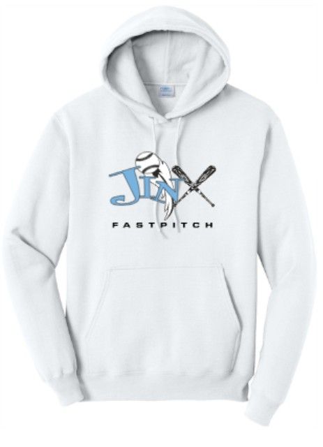 Adult Jinx Logo Port &amp; Co™ TALL Core Fleece Pullover Hooded Sweatshirt (JFP)