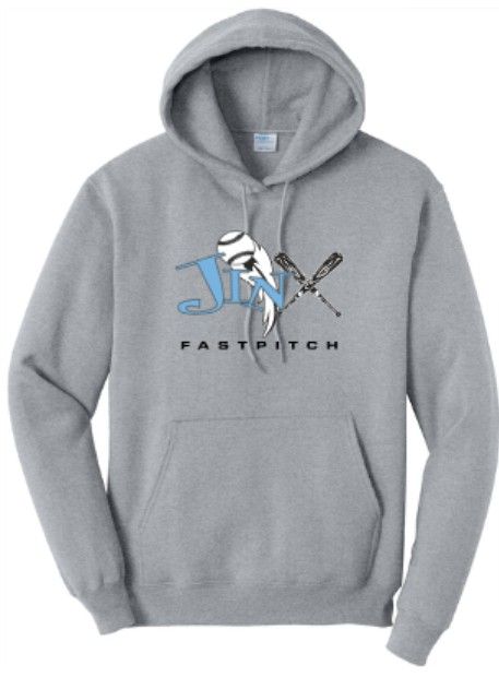 Adult Jinx Logo Port &amp; Co™ TALL Core Fleece Pullover Hooded Sweatshirt (JFP)