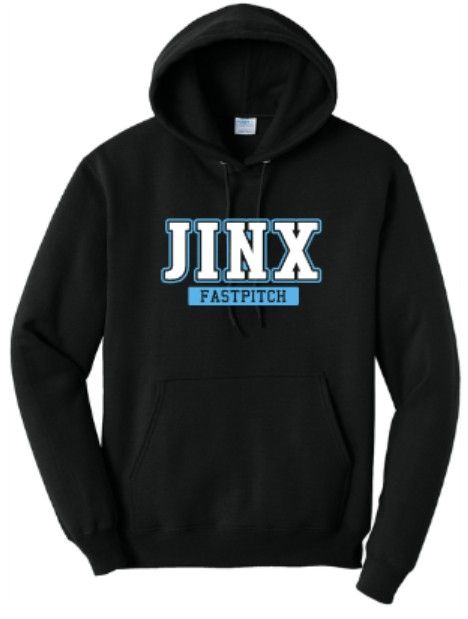 Adult Jinx Fastpitch Port &amp; Co™ TALL Core Fleece Pullover Hooded Sweatshirt (JFP)