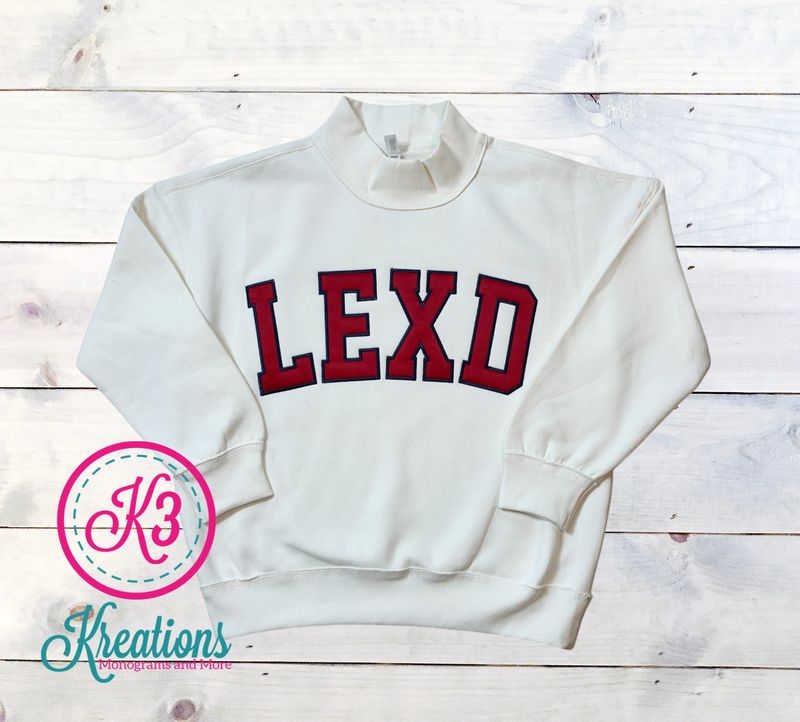 Ladies LEXD Applique Mockneck (LEXD)