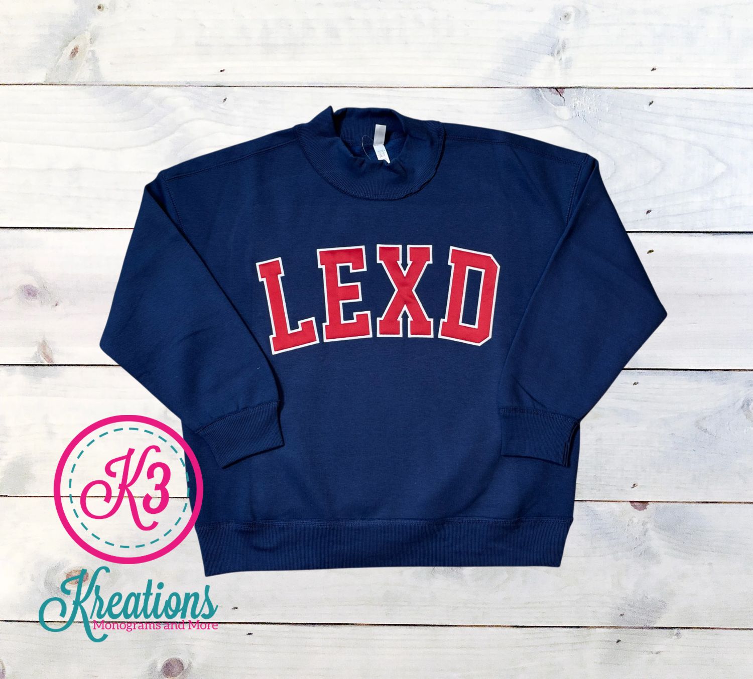 Ladies LEXD Applique Mockneck (LEXD)