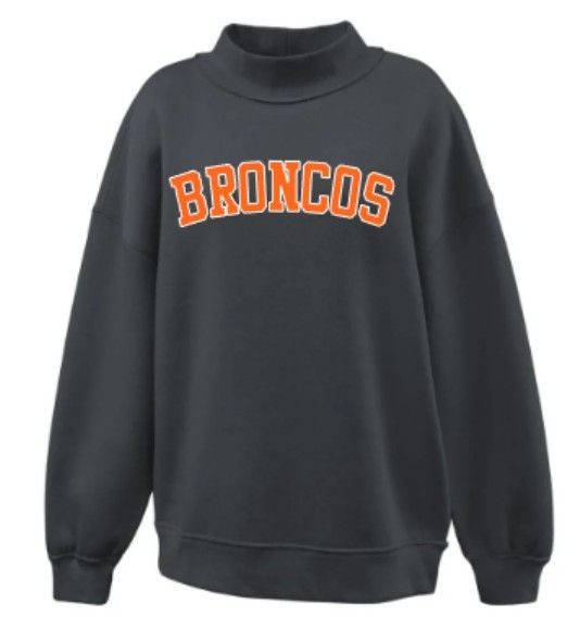 BRONCOS Applique Mockneck (FDGS)