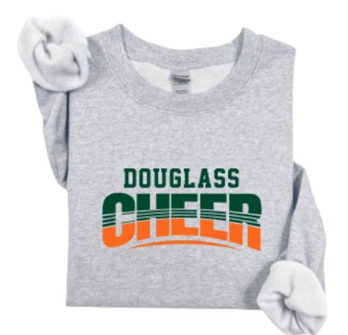 Youth or Adult Douglass Cheer Gildan Sweatshirt (FDHSC)
