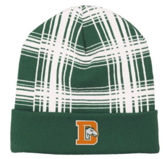 Douglass Logo Plaid Beanie (FDG)