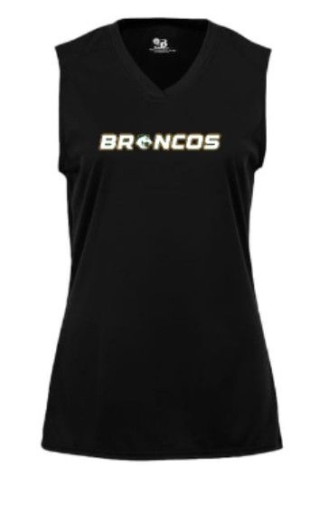 Ladies Broncos Sleeveless Performance Tee (FDGS)