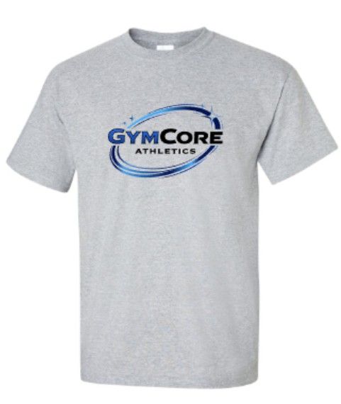 Youth or Adult GymCore Athletics Short OR Long Sleeve Tee (GCA)