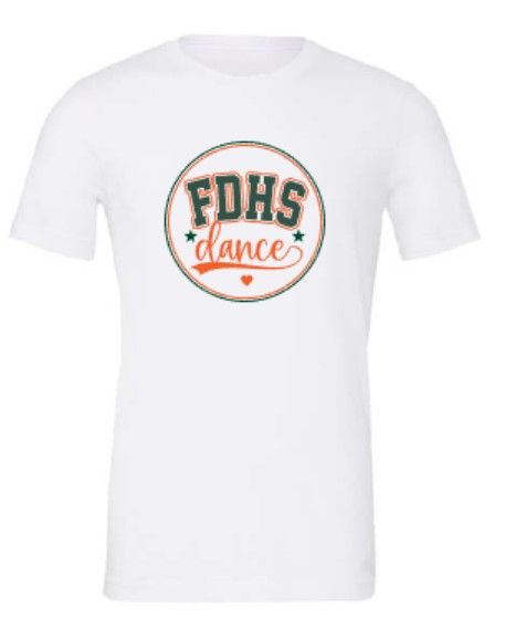 Adult FDHS dance Bella + Canvas Short Sleeve Tee (FDDT)