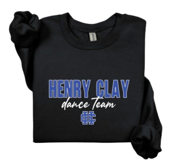 Adult HENRY CLAY dance team Gildan Sweatshirt (HCDT)