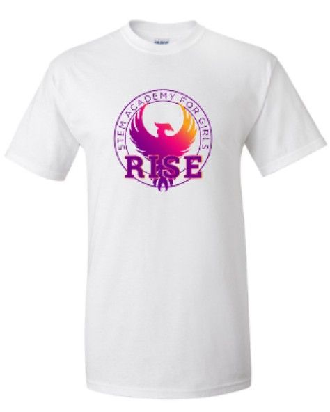 Adult RISE Round Logo Gildan Short Sleeve Tee
