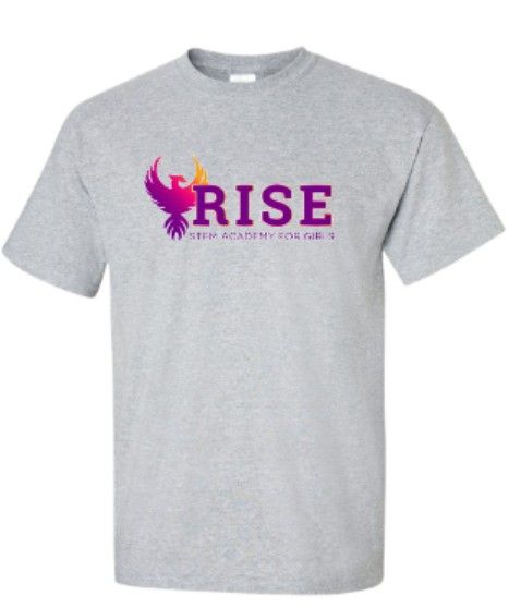 Adult RISE Logo Gildan Short Sleeve Tee